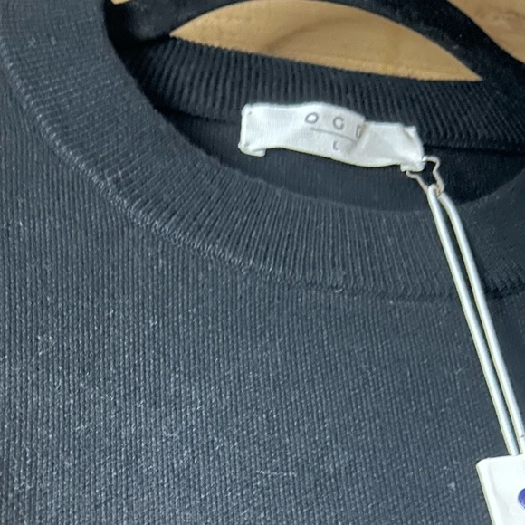 NWT ONE GREY DAY BLACK SWEATER DRESS SIZE LARGE - Picture 4 of 10